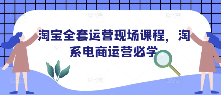 淘宝全套运营现场课程，淘系电商运营必学-非凡网-资源网-最新项目分享平台