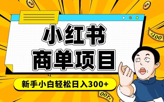 小红书千粉商单，稳定快速变现项目，实现月入6-8k并不是很难-非凡网-资源网-最新项目分享平台