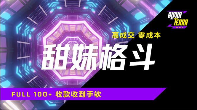 高成交零成本，售卖甜美格斗课程，谁发谁火，加爆微信，日入1000+收款…-非凡网-资源网-最新项目分享平台