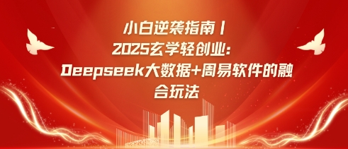 小白逆袭指南，2025玄学轻创业：Deepseek大数据+周易算法的融合玩法-非凡网-资源网-最新项目分享平台