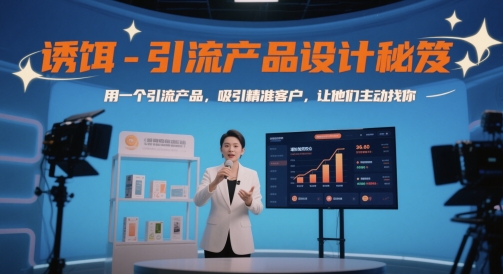 诱饵-引流产品设计秘笈，用一个引流产品，吸引精准客户，让他们主动找你-非凡网-资源网-最新项目分享平台