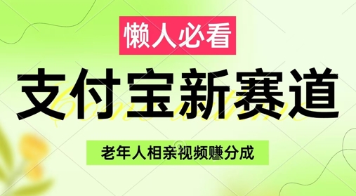支付宝新赛道，利用老年人相亲视频，挣分成收益，轻松月入过W，操作简单-非凡网-资源网-最新项目分享平台