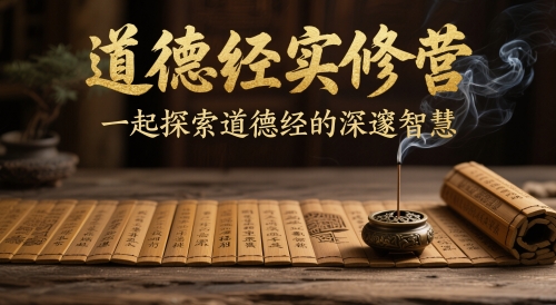 道德经实修营，一起探索道德经的深邃智慧-非凡网-资源网-最新项目分享平台