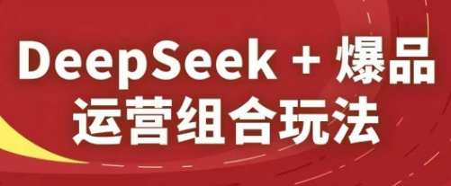 DeepSeek+爆品运营组合玩法，2025淘系精品课-非凡网-资源网-最新项目分享平台