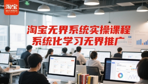 淘宝无界系统实操课程，系统化学习无界推广-非凡网-资源网-最新项目分享网站