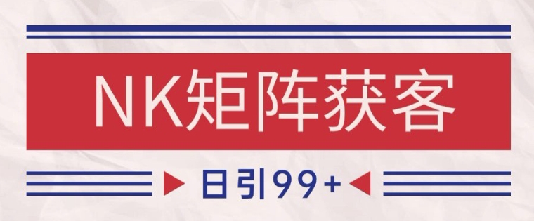 小红书某音NK赛道引流获客 自热矩阵日引200+【揭秘】-非凡网-资源网-最新项目分享网站