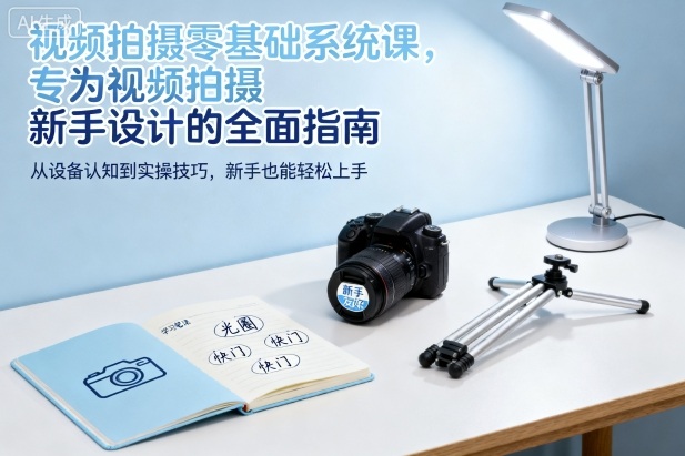 视频拍摄零基础系统课，专为视频拍摄新手设计的全面指南-非凡网-资源网-最新项目分享网站