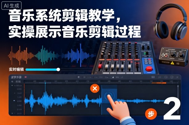 音乐系统剪辑教学，实操展示音乐剪辑过程-非凡网-资源网-最新项目分享网站