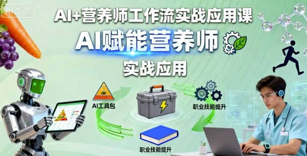 AI+营养师工作流实战应用课，AI赋能营养师-非凡网-资源网-最新项目分享网站