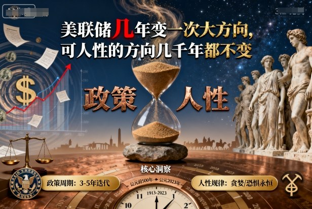 付费文章：美联储几年变一次大方向，可人性的方向几千年都不变-非凡网-资源网-最新项目分享网站