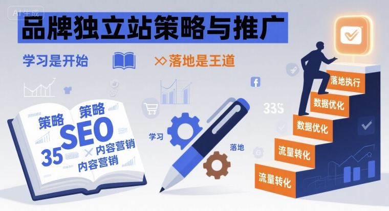 品牌独立站策略与推广，学习是开始，落地是王道-非凡网-资源网-最新项目分享网站