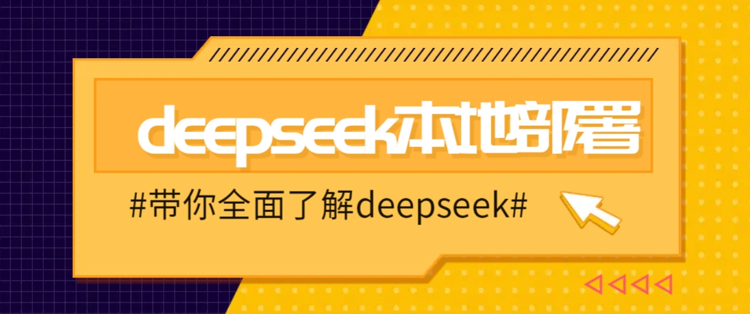 DeepSeek本地部署详细教程，轻松将deepseek部署到你的电脑上-非凡网-资源网-最新项目分享网站