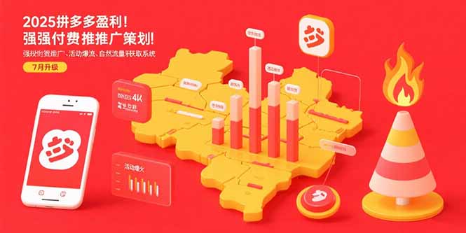 2025拼多多盈利地图：强付费推广策略/活动爆流/自然流量获取系统(7月更新-非凡网-资源网-最新项目分享网站