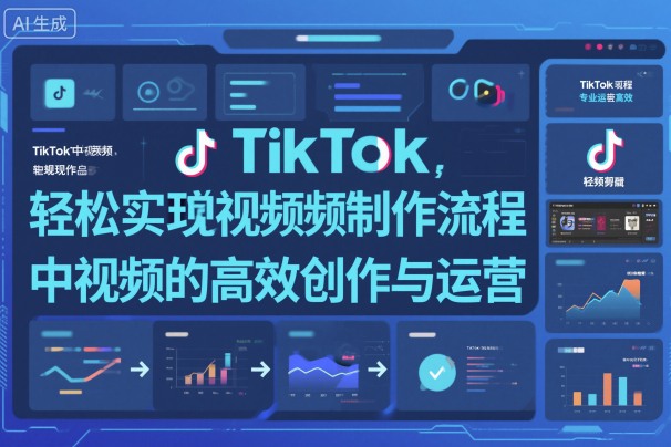 TikTok中视频制做流程，轻松实现Tk中视频的高效创作与运营-非凡网-资源网-最新项目分享网站