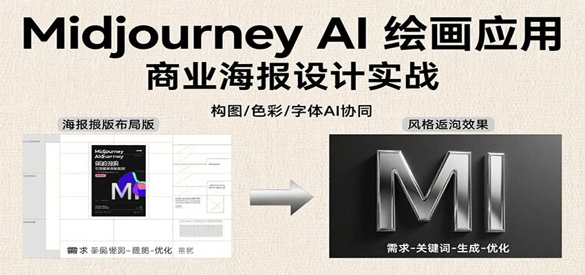 Midjourney AI绘画应用，关键词指令解析、漫画头像制作、海报设计、3D人物生成等-非凡网-资源网-最新项目分享网站