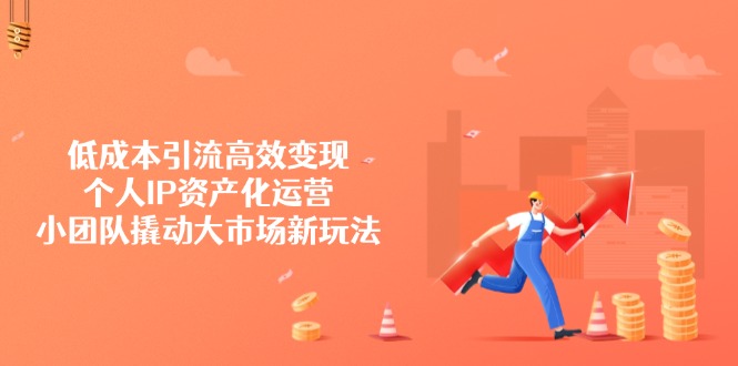 低成本引流高效变现，个人IP资产化运营，小团队撬动大市场新玩法-非凡网-资源网-最新项目分享网站