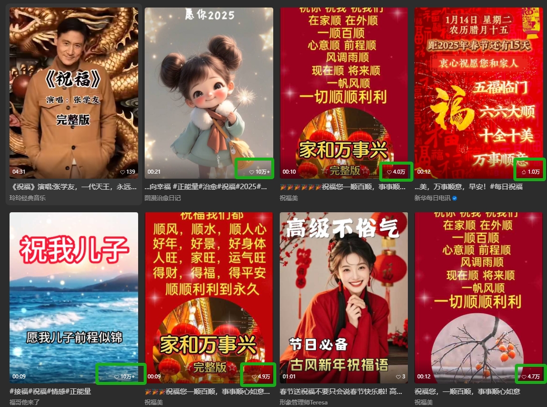 银发经济新年风口，儿女祝福视频爆火，一条作品上万播放，一定要抓住-非凡网-资源网-最新项目分享网站