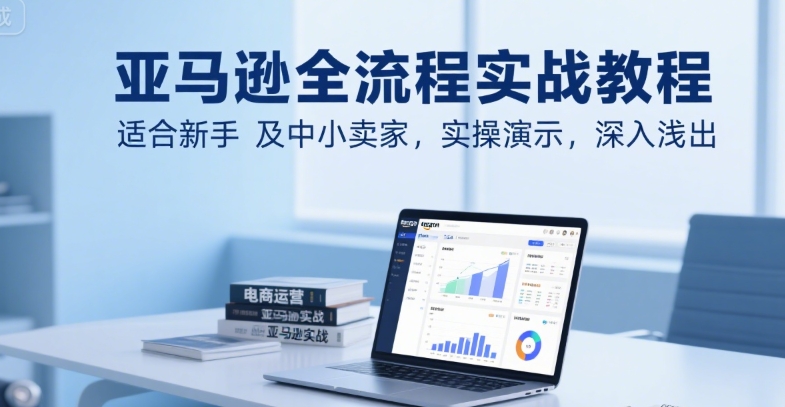 亚马逊全流程实战教程，适合新手及中小卖家，实操演示，深入浅出-非凡网-资源网-最新项目分享网站