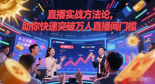 直播实战方法论，助你快速突破万人直播间门槛-非凡网-资源网-最新项目分享网站