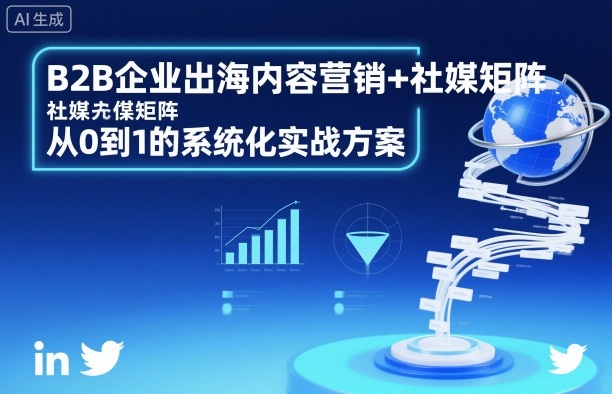 B2B企业出海内容营销+社媒矩阵，从0到1的系统化实战方案-非凡网-资源网-最新项目分享网站