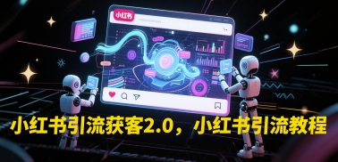 小红书引流获客2.0，小红书引流教程-非凡网-资源网-最新项目分享网站