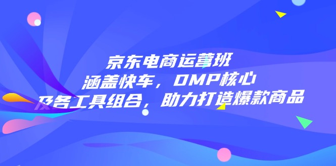 京东电商运营班：涵盖快车，DMP核心及各工具组合，助力打造爆款商品-非凡网-资源网-最新项目分享网站