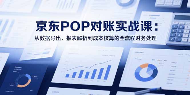 2025京东POP对账实战课：从数据导出、报表解析到成本核算的全流程财务处理-非凡网-资源网-最新项目分享网站