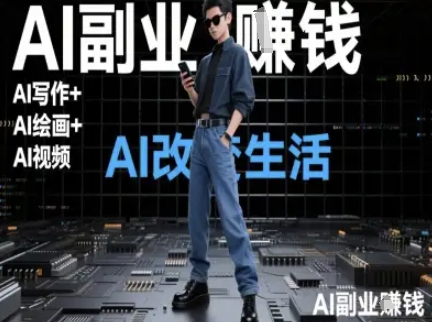 AI改变生活(Ai写作+AI绘画+Ai视频)，AI副业挣钱-非凡网-资源网-最新项目分享网站