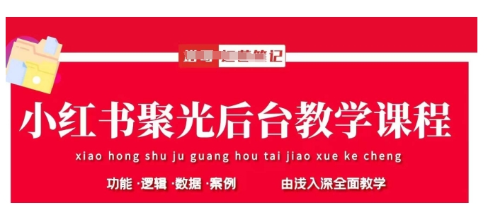 小红书聚光后台教学，小红书聚光投放的基本原理、策略和实践操作-非凡网-资源网-最新项目分享网站