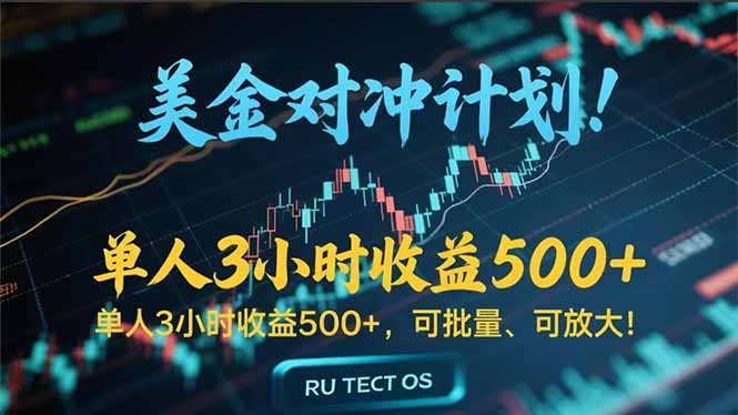 长久稳定的撸美金项目，平均3小时收入 500+，可公司实地考察实地操作！-非凡网-资源网-最新项目分享网站