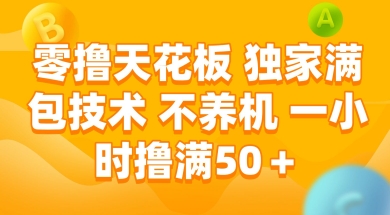 零撸天花板，独家满包技术 不养机 一小时撸满50+【揭秘】-非凡网-资源网-最新项目分享网站