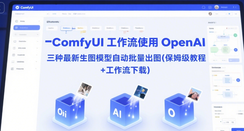 ComfyUI 工作流使用 OpenAI 三种最新生图模型自动批量出图(保姆级教程+工作流下载)-非凡网-资源网-最新项目分享网站