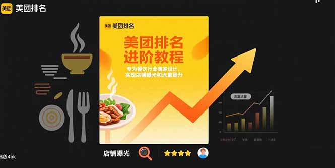 美团排名进阶教程：专为餐饮行业商家设计，实现店铺曝光和流量提升-非凡网-资源网-最新项目分享网站