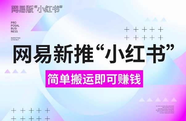 网易官方新推“小红书”，搬运即有收益，新手小白千万别错过(附详细教程)【揭秘】-非凡网-资源网-最新项目分享网站