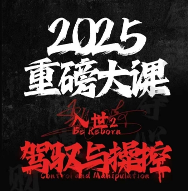 2025重磅大课，入世2，驾驭与控制-非凡网-资源网-最新项目分享网站