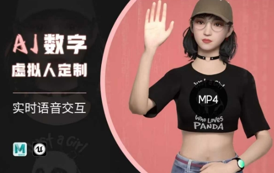 Ai数字人虚拟(智能体)实时语音交互特训营，​自行定制超写实角色AI数字人交互技术-非凡网-资源网-最新项目分享网站