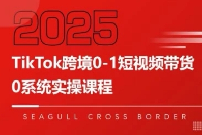 TikTok跨境0-1短视频带货，系统拆解TikTok跨境带货全链路，实现跨境可持续盈利-非凡网-资源网-最新项目分享网站