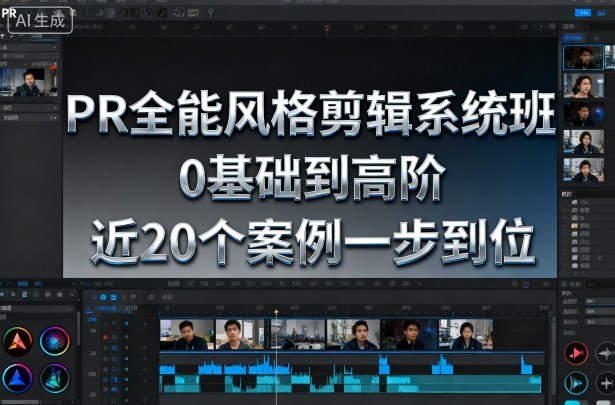 PR全能风格剪辑系统班，0基础到高阶，近20个案例一步到位-非凡网-资源网-最新项目分享网站