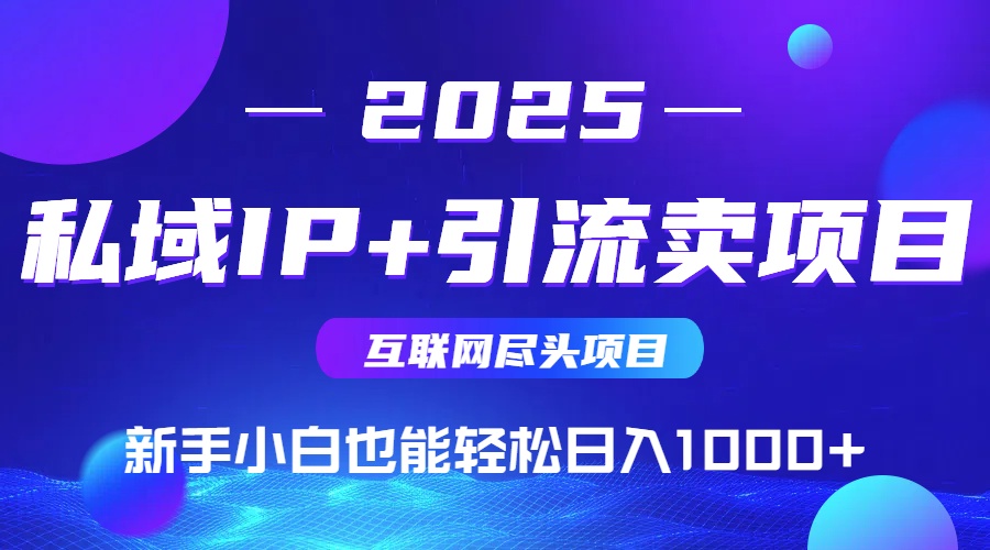 私域IP+卖项目，普通人小白也能轻松实现日入1000+-非凡网-资源网-最新项目分享网站
