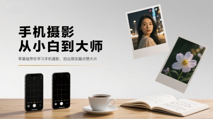 手机摄影从小白到大师，零基础带你学习手机摄影，拍出朋友圈点赞大片-非凡网-资源网-最新项目分享网站