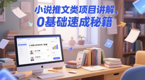 小说推文类项目讲解，0 基础速成秘籍-非凡网-资源网-最新项目分享网站
