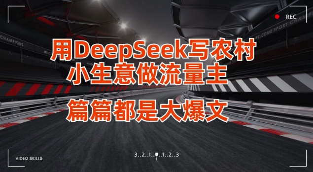 用DeepSeek写小生意做流量主，篇篇都是大爆文-非凡网-资源网-最新项目分享网站