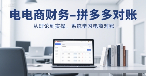 电商财务-拼多多对账，从理论到实操，系统学习电商对账-非凡网-资源网-最新项目分享网站