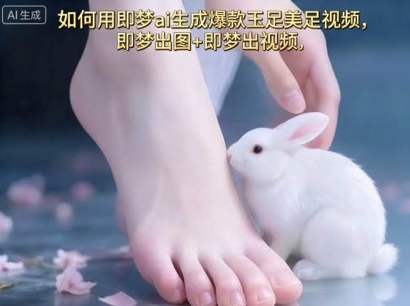 如何用即梦ai生成爆款玉足美足视频，即梦出图+即梦出视频，快速涨粉-非凡网-资源网-最新项目分享网站
