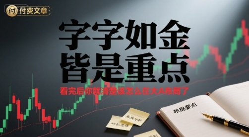 付费文章：字字如金 皆是重点， 看完后 你就清楚该怎么在大A布局了-非凡网-资源网-最新项目分享网站