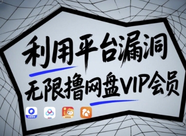 利用平台漏洞，无限撸网盘VIP会员，用户亲测有效!【漏洞原理+操作演示】-非凡网-资源网-最新项目分享网站