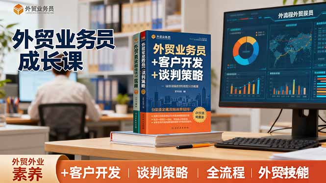 外贸业务员成长课：职业素养+客户开发+谈判策略、掌握全流程外贸技能-非凡网-资源网-最新项目分享网站