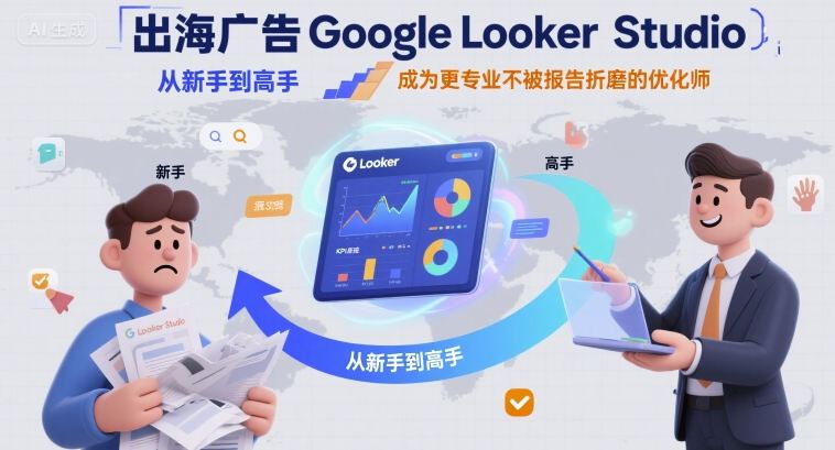 出海广告Google Looker Studio从新手到高手，成为更专业不被报告折磨的优化师-非凡网-资源网-最新项目分享网站
