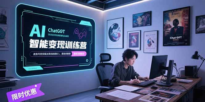 AI智能变现训练营，ChatGPT写作变现，电影解说制作，图文带货方法论-非凡网-资源网-最新项目分享网站