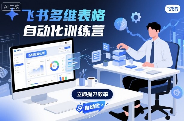 飞书多维表格自动化训练营，手把手教你告别重复处理，用多维表格开启高效办公新模式-非凡网-资源网-最新项目分享网站